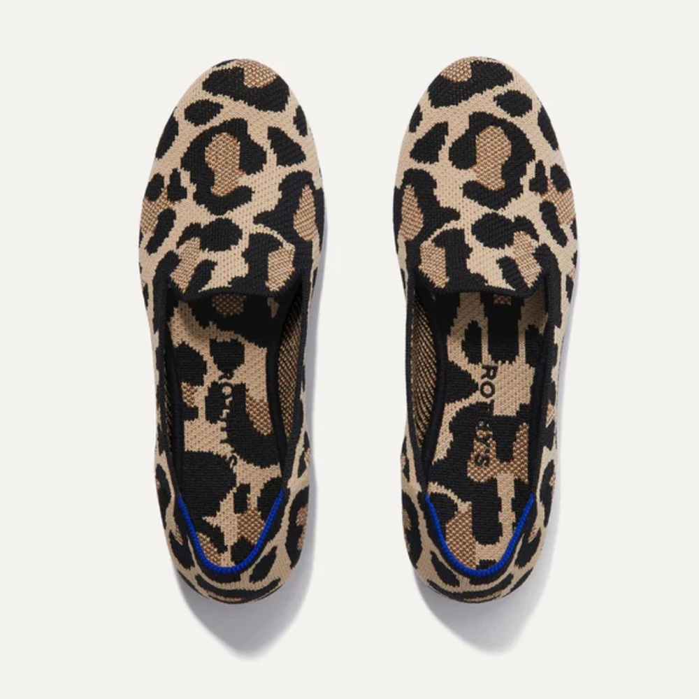 Rothy’s Leopard “Desert Cat” Loafer 8.5 - EUC